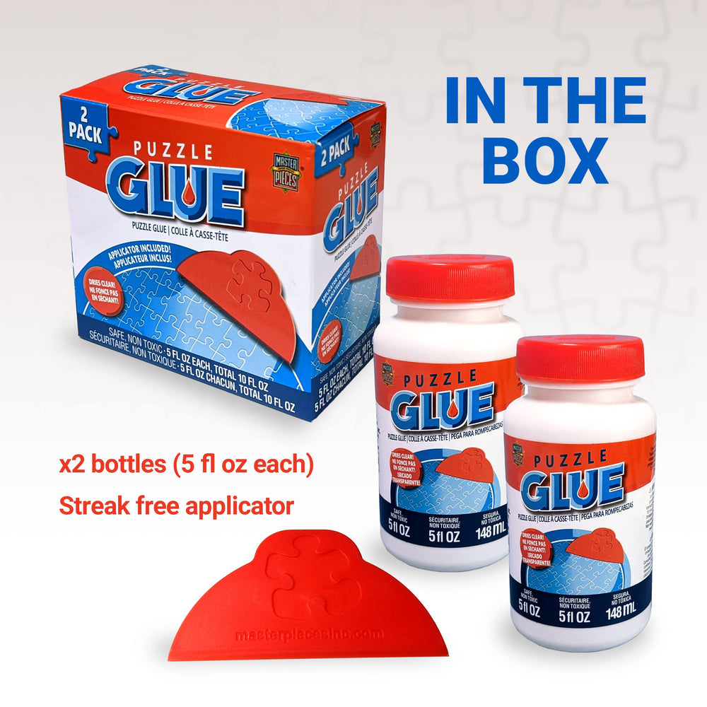 MasterPieces kid-friendly spreader aids precise glue spread.