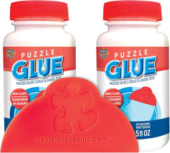 MasterPieces quick-dry formula enabling timely framing of a puzzle.