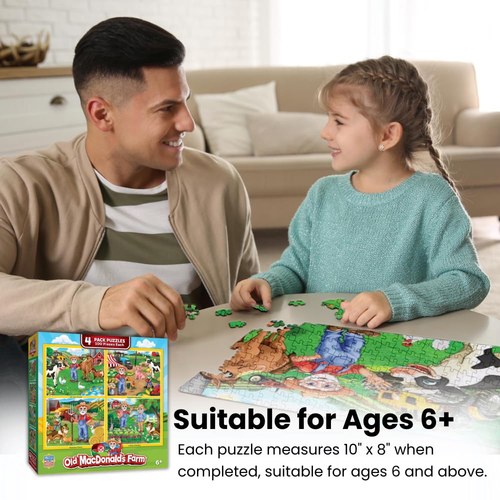 Matte finish on MasterPieces puzzles reduces eye strain during play sessions