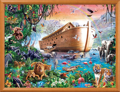 MasterPieces puzzle matte finish reduces glare for comfortable puzzling.