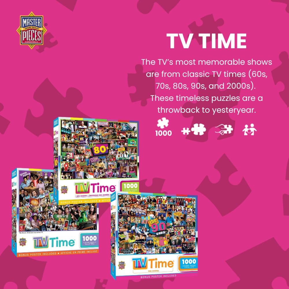MasterPieces puzzle with thick interlocking pieces for a satisfying, secure fit.
