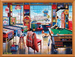 MasterPieces random cut interlocking pieces; creates varied challenges and satisfying fits.