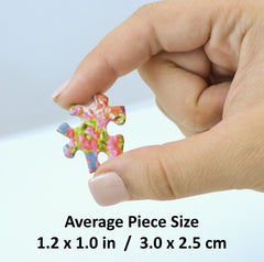 MasterPieces random-cut pieces interlock tightly for a satisfying solve.