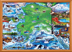 MasterPieces scenic Alaska vista helps relax and focus while puzzling