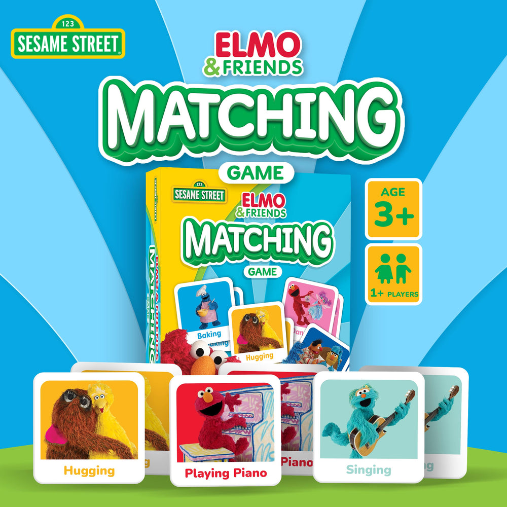 MasterPieces Sesame Street 18-card set ready for classroom or family game night
