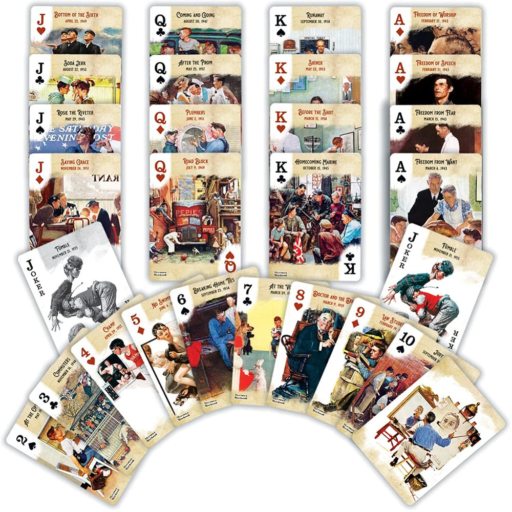 MasterPieces standard-size cards for easy shuffling and play.