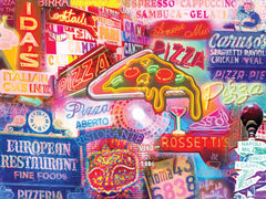MasterPieces Viva Italia 550-puzzle street scene with vibrant colors for family puzzling