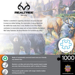 MasterPieces Wild Living poster included aids solving with a detailed reference