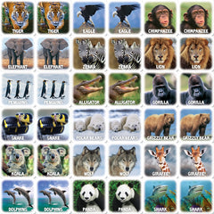 MasterPieces World of Animals game setup on a table invites family play and learning.