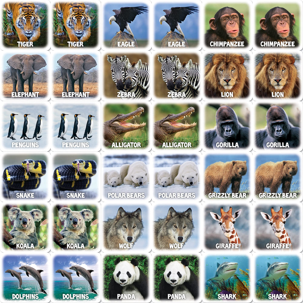 MasterPieces World of Animals game keeps children engaged during casual learning sessions.