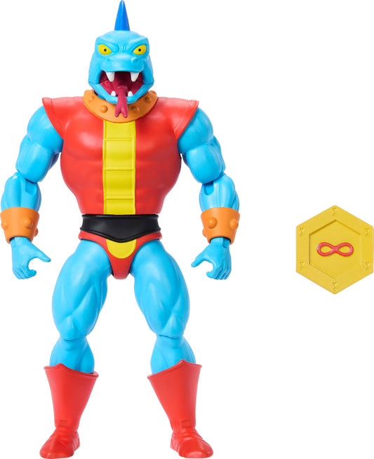 Masters of the Universe Fang Man figure front view for display and posing.