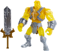 Masters of the Universe He-Man with spring-loaded attack for dynamic play.
