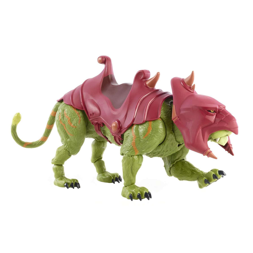 Masters of the Universe Masterverse Battle Cat front view for dynamic display.