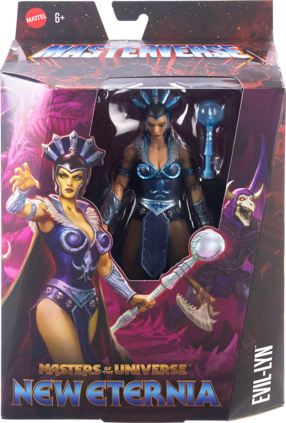 Masters of the Universe Evil-Lyn 30-point articulation for animation-ready posing.