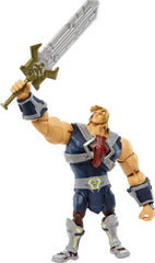 Masters of the Universe Masterverse He-Man figure features 30 articulation points for epic poses