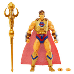 Masters of the Universe He-Ro figure front view highlights detailed sculpt for display.
