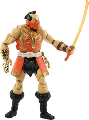 Masters of the Universe Masterverse Jitsu armor detail highlights authentic New Eternia styling.