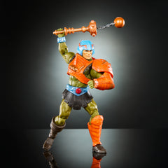 Masters of the Universe Masterverse mace with interchangeable ends for action setups.