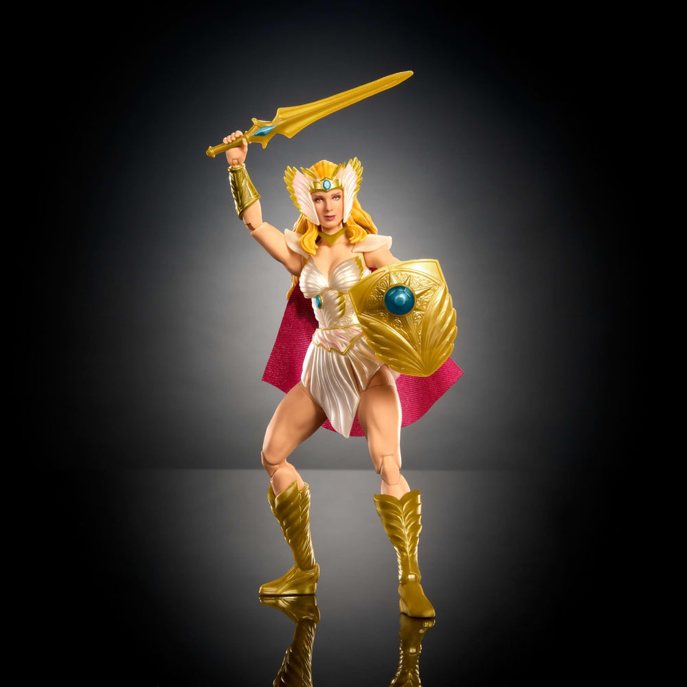 Masterverse She-Ra New Etheria 30-point articulation enables dynamic stances.