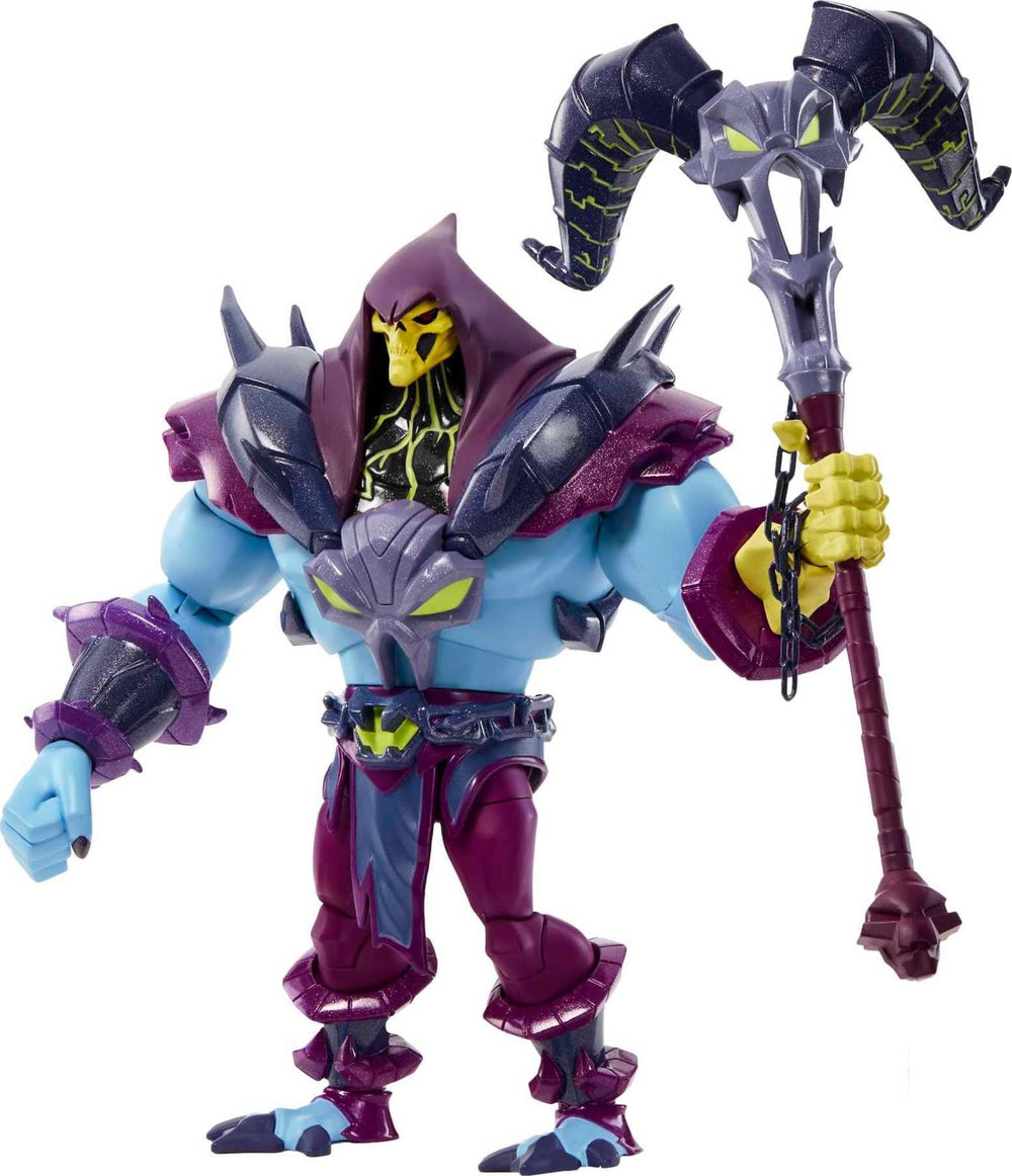 Masterverse Skeletor packaging and display-ready presentation for collectors.