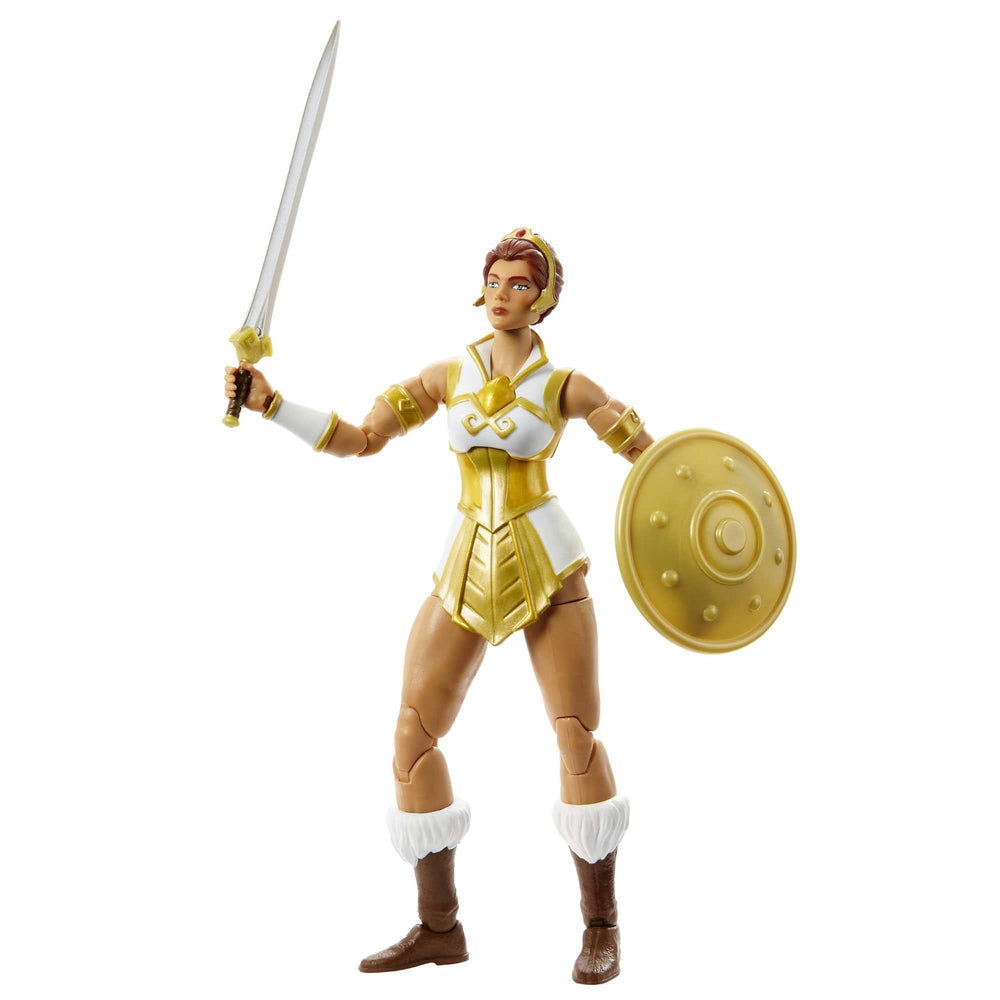Teela battle figure from Masters of the Universe Masterverse, ready for display and storytelling.