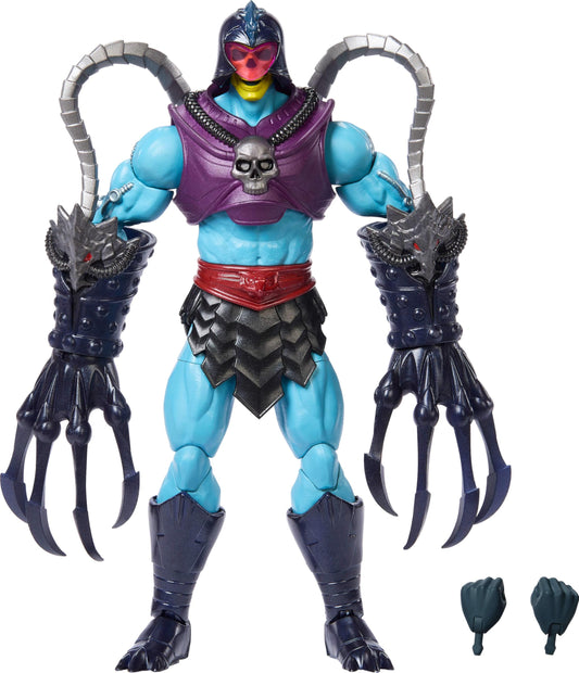 Masters of the Universe Masterverse Terror Claws Skeletor front view for display