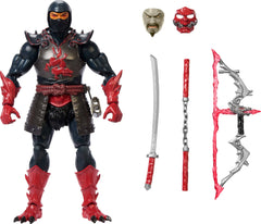 Masters of the Universe Ninjor armor detail for dynamic display poses