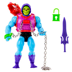 Masters of the Universe Origins Deluxe Dragon Blast Skeletor full figure ready for dynamic display poses.