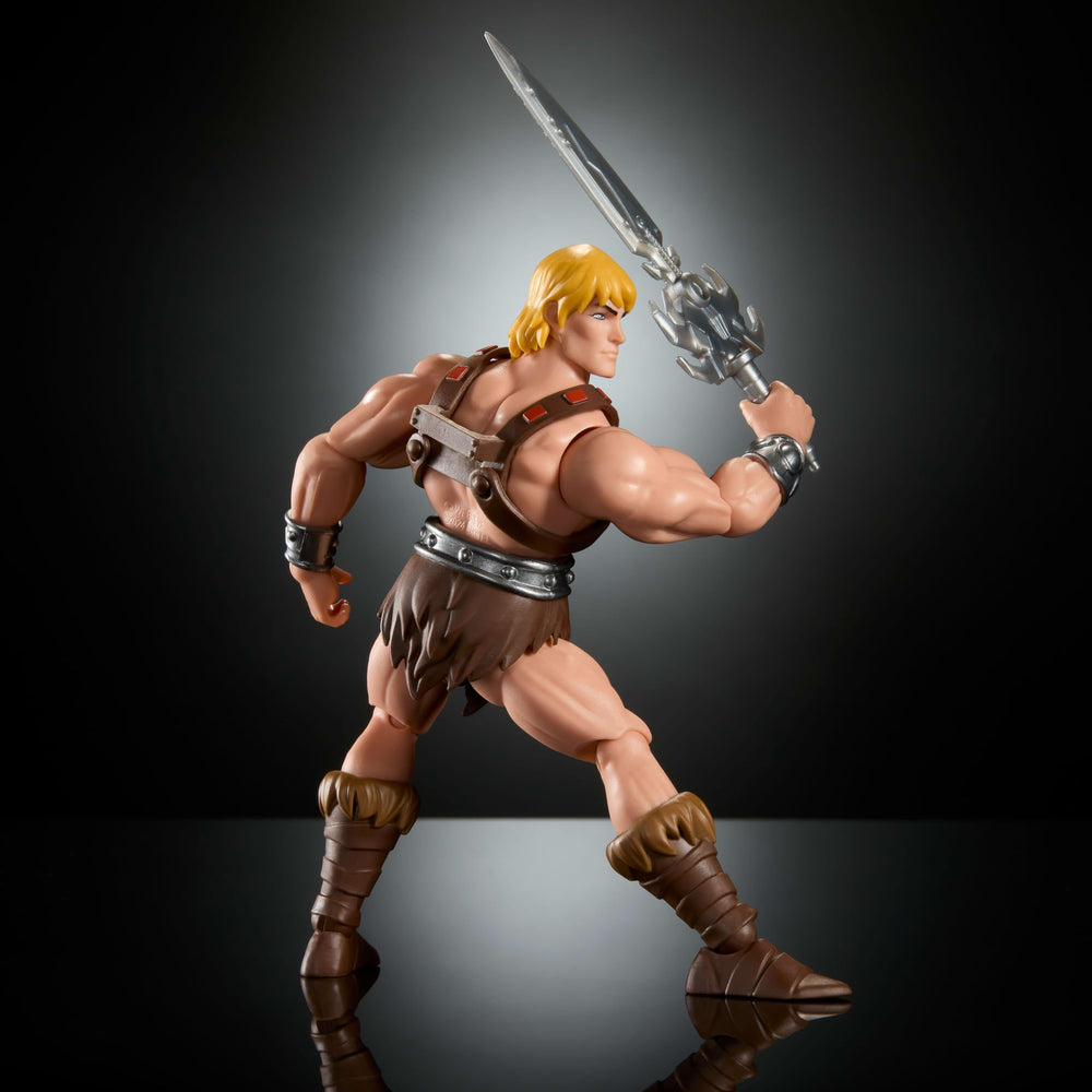 Inspired by The Beginning episode for nostalgic display of Masters of the Universe Origins He-Man.
