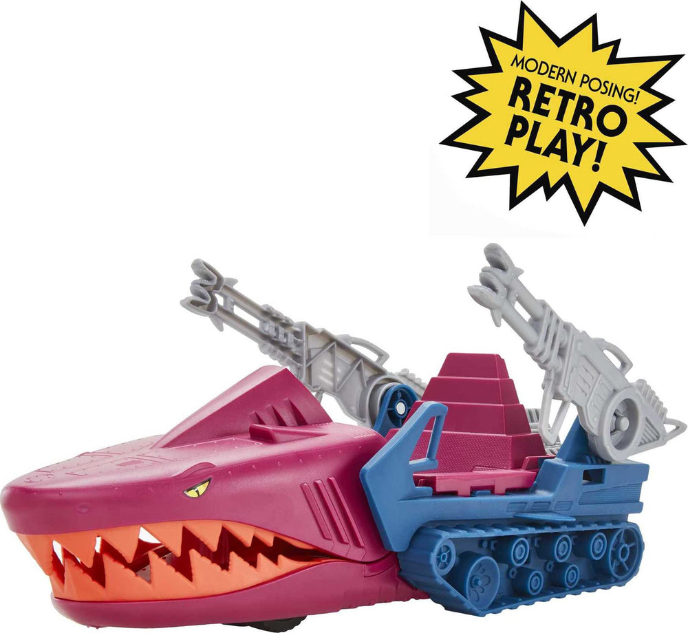 Masters of the Universe Origins Land Shark jaws in action for dramatic moments