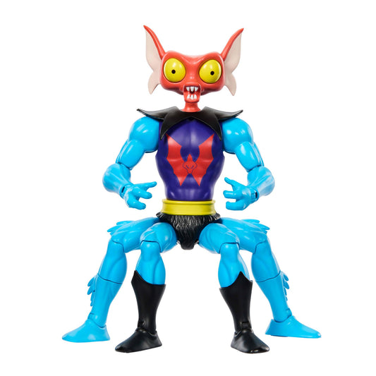 Masters of the Universe Origins Mantenna figure with pop-out eyes for display
