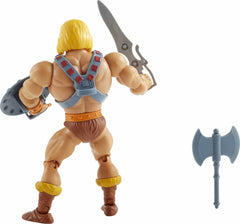 Masters of the Universe Origins He-Man figure with 16 joints enables dynamic poses