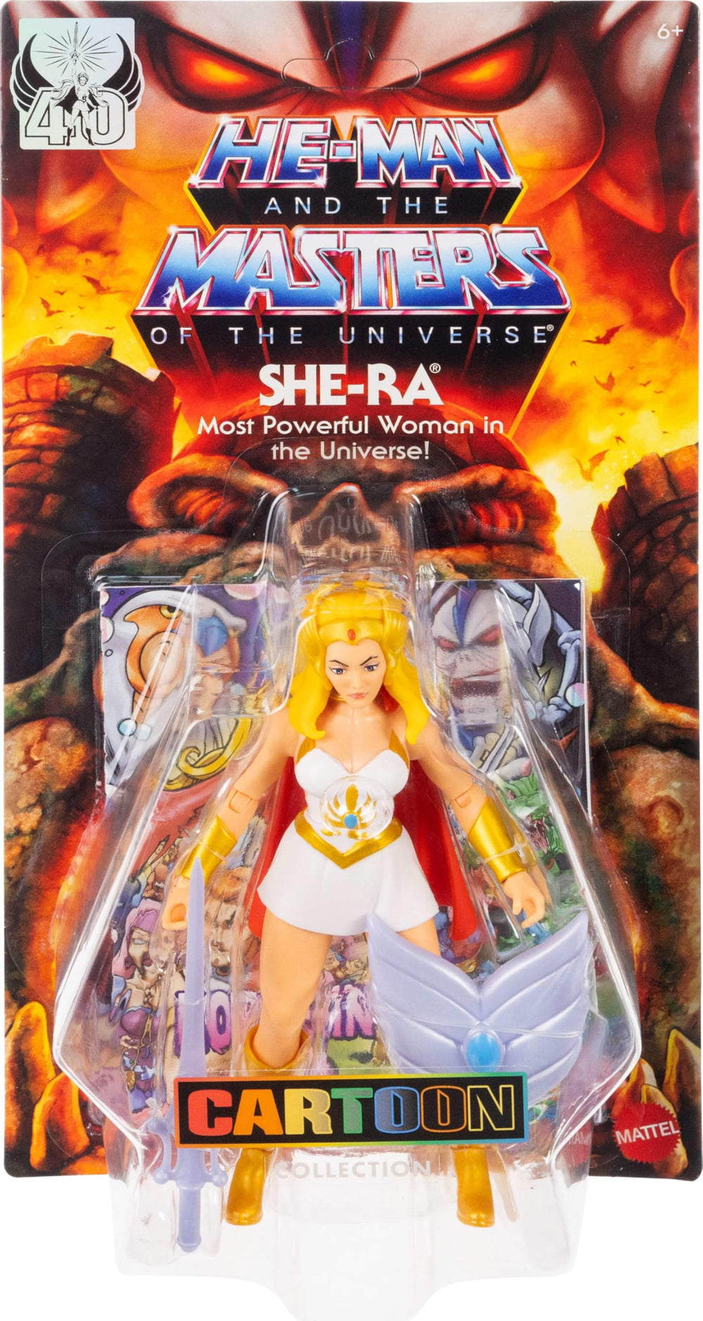 She-Ra sword and shield accessories enhance action poses and imaginative play.