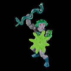 Masters of the Universe Origins Snake Face poseability showcase for dynamic action
