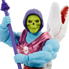 Masters of the Universe Origins Terror Claws Skeletor mini-comic in retro packaging enhances nostalgia.