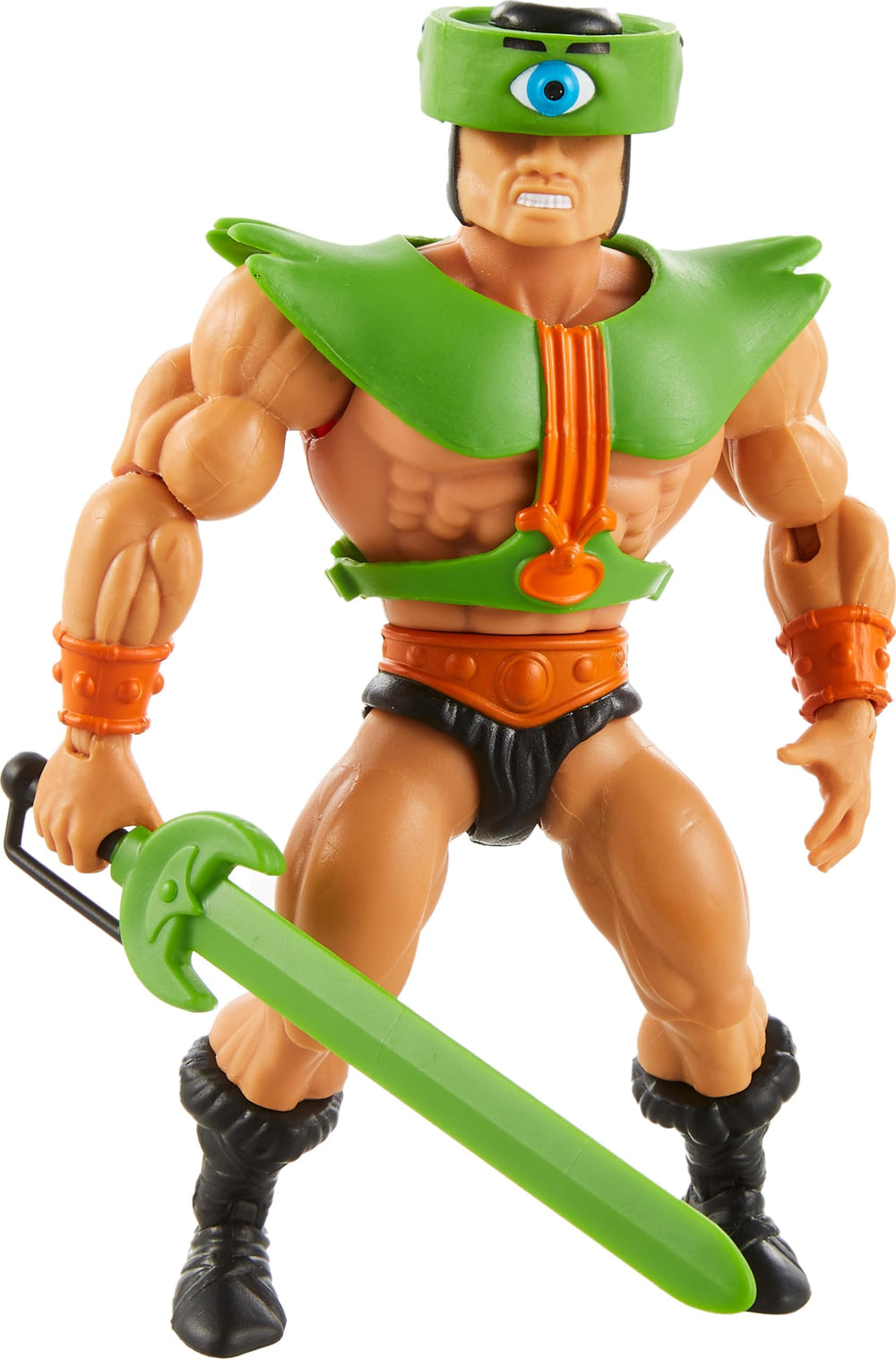 Masters of the Universe Tri-Klops sword accessory enables dramatic action scenes.