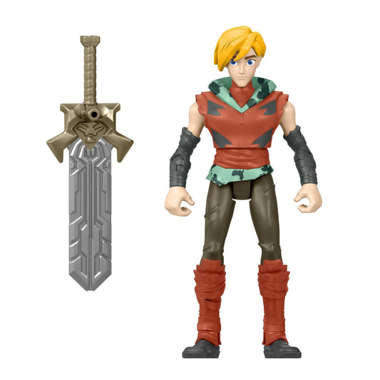 Masters of the Universe Prince Adam attack feature figure ideal for dynamic battles.