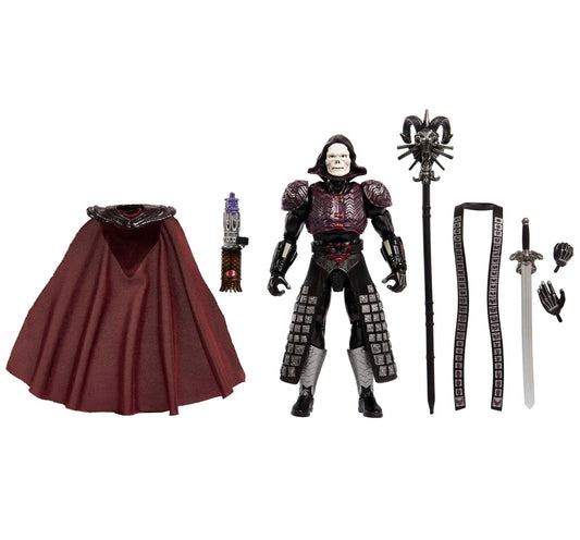 Masters of the Universe Skeletor Masterverse front view shows detailed sculpt for display.