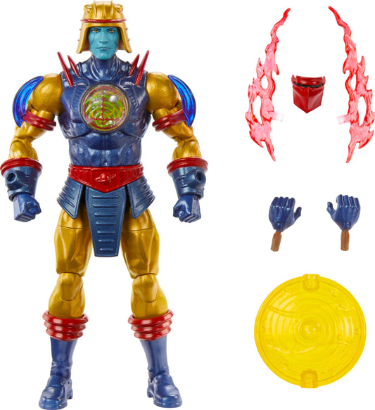 Masters of the Universe Sy-Klone deluxe figure in 7-inch scale for dynamic display and storytelling.