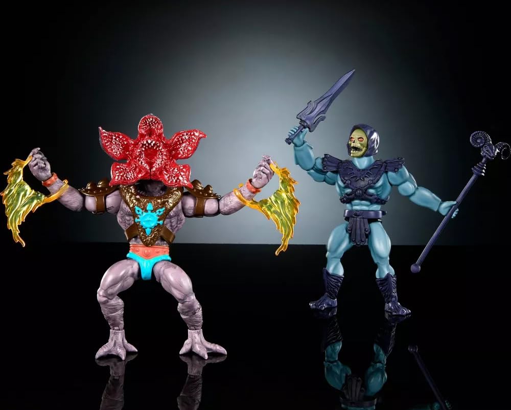 Masters of the Universe X Stranger Things epic battle pose invites dynamic display moments
