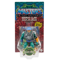 Retro packaging design for Masters of the Universe Origins Serpent Claw