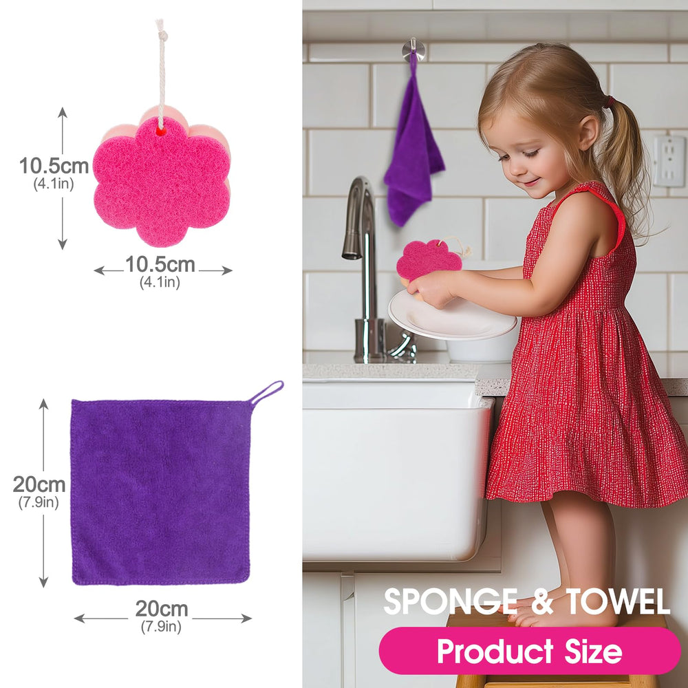 Masthome duster promotes fine motor skills during colorful cleaning play.