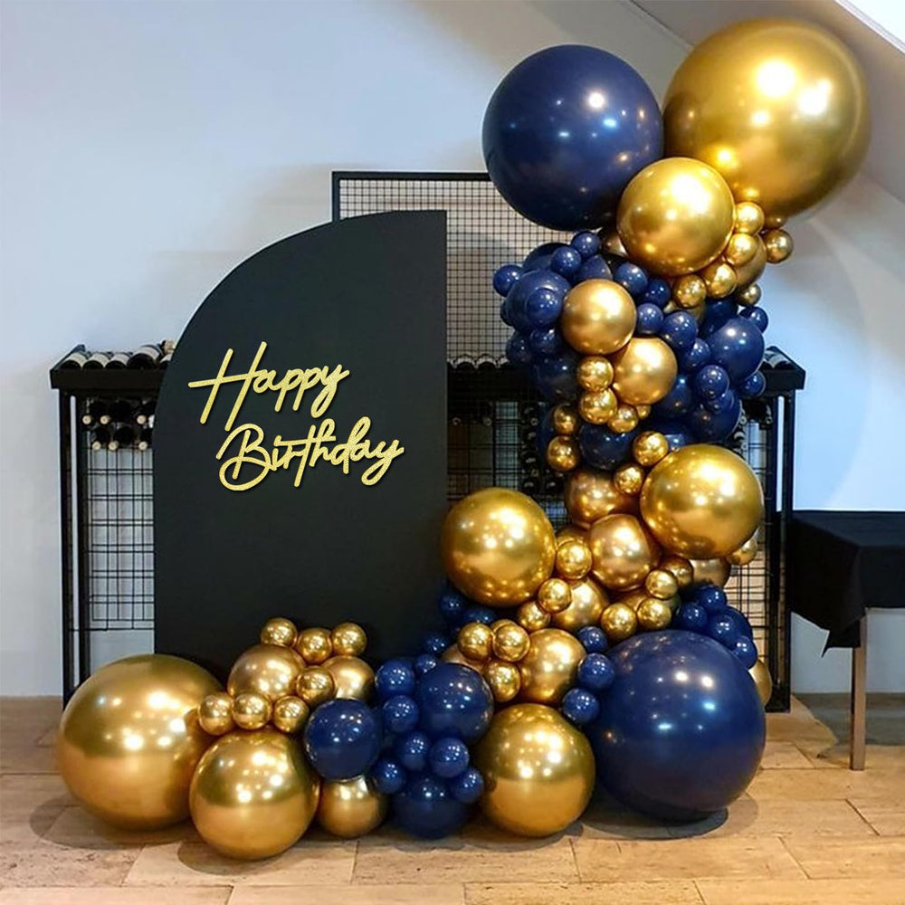 MASTRON baby shower photo backdrop with gold glitter sign
