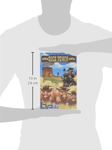 Matagot Dice Town Cowboys Expansion new cards and board diversify strategies and actions.