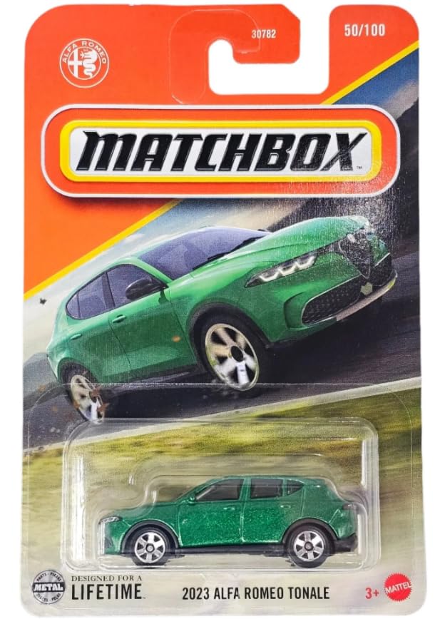 Matchbox Exotic Vehicles 5-Pack compact packaging for easy transport.