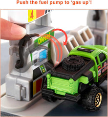 Matchbox gas pump hose attachment enables authentic fueling interactions