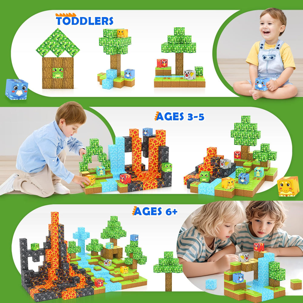 Matchtiles magnetic tiles compatible design enables mixing with other brands safely.