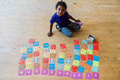 Math for Love Tiny Polka Dot storage case keeps learning organized