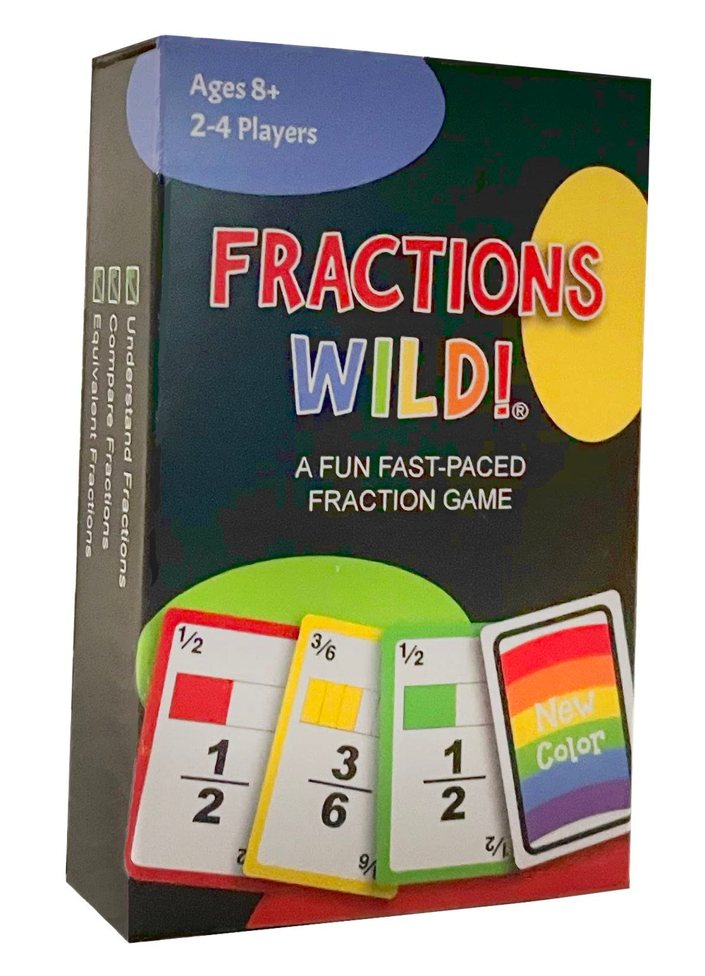 Math Magic color-match on top of pile supports strategic thinking while playing.