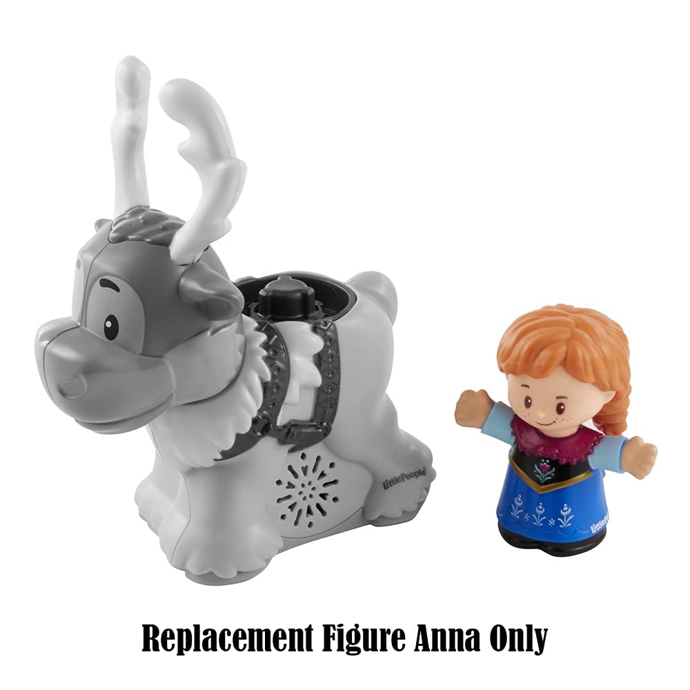 Authentic Mattel Anna figure replacement designed for model GNG91 packaging.